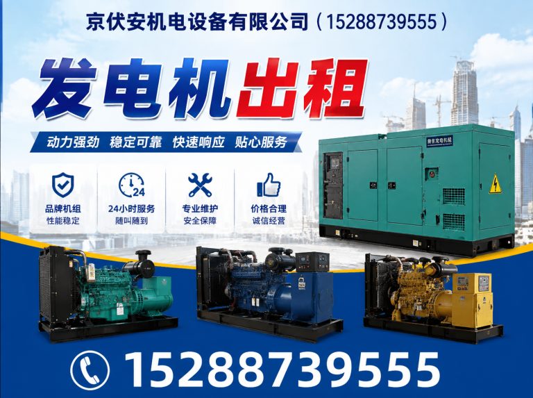 鞍山应急发电机出租展示图