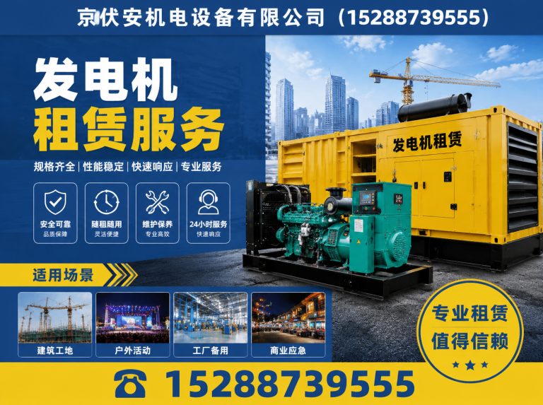 鞍山发电车出租展示图